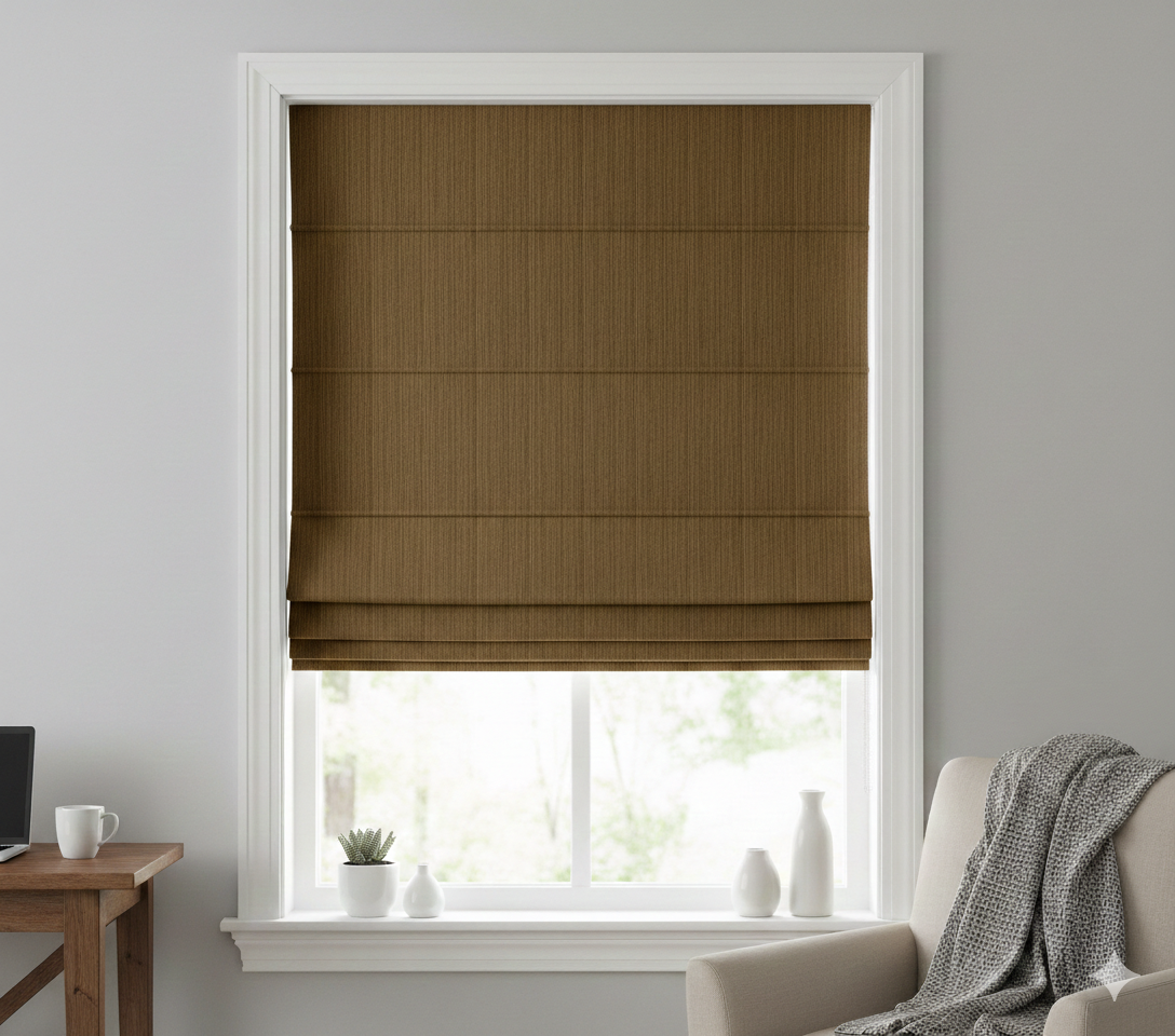 HM92245 Blackout fabric Common Bottom Up Roman Shades