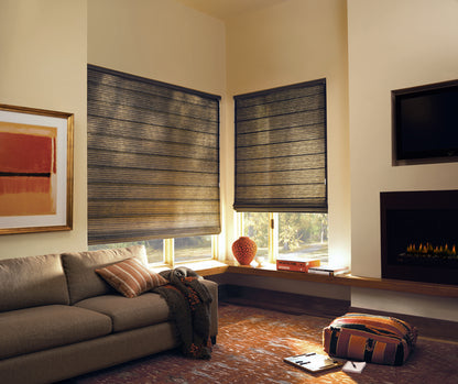 SRM Series Common Bottom Up  Roman Shades