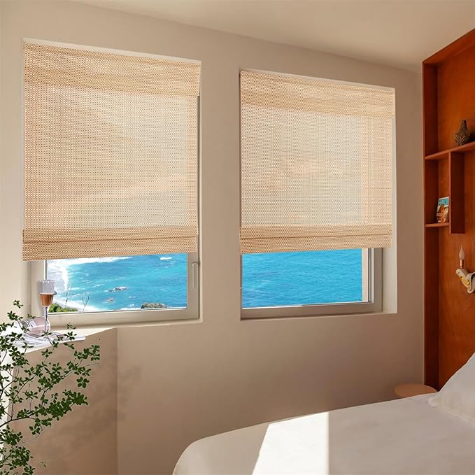 HM96445 Blackout fabric Common Bottom Up  Roman Shades