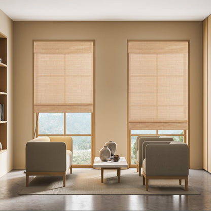 HM96445 Blackout fabric Top Down Bottom Up  Roman Shades