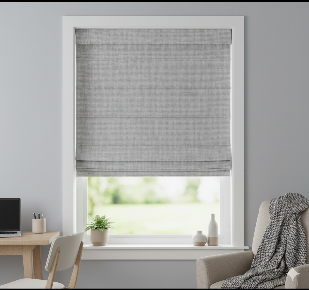 CRM03 Series Top Down Bottom Up Roman Shades