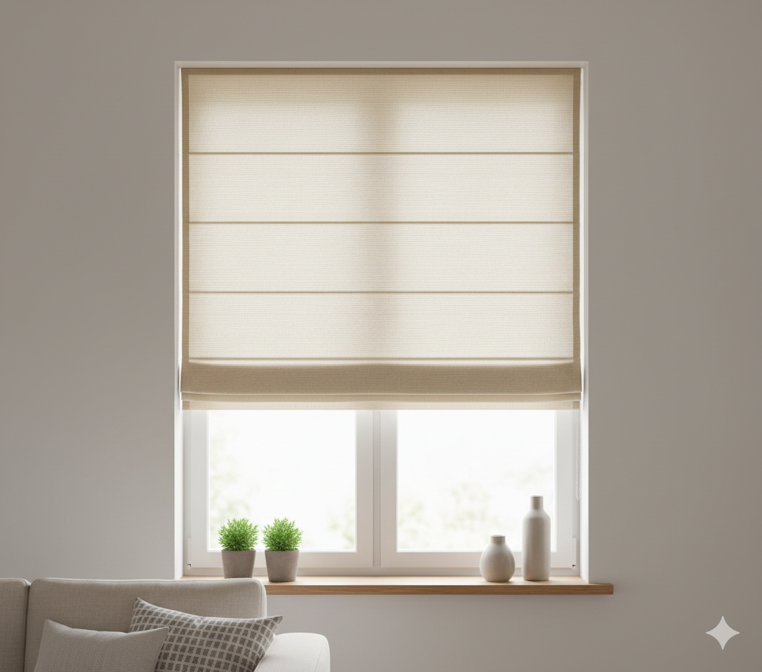 HM96445 Blackout fabric Top Down Bottom Up  Roman Shades