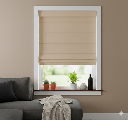 CRM03 Series Common Bottom Up  Roman Shades