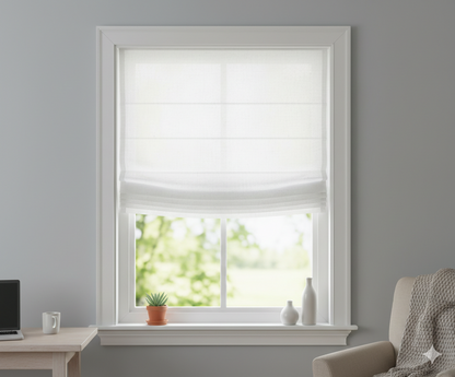 HM96445 Blackout fabric Common Bottom Up  Roman Shades