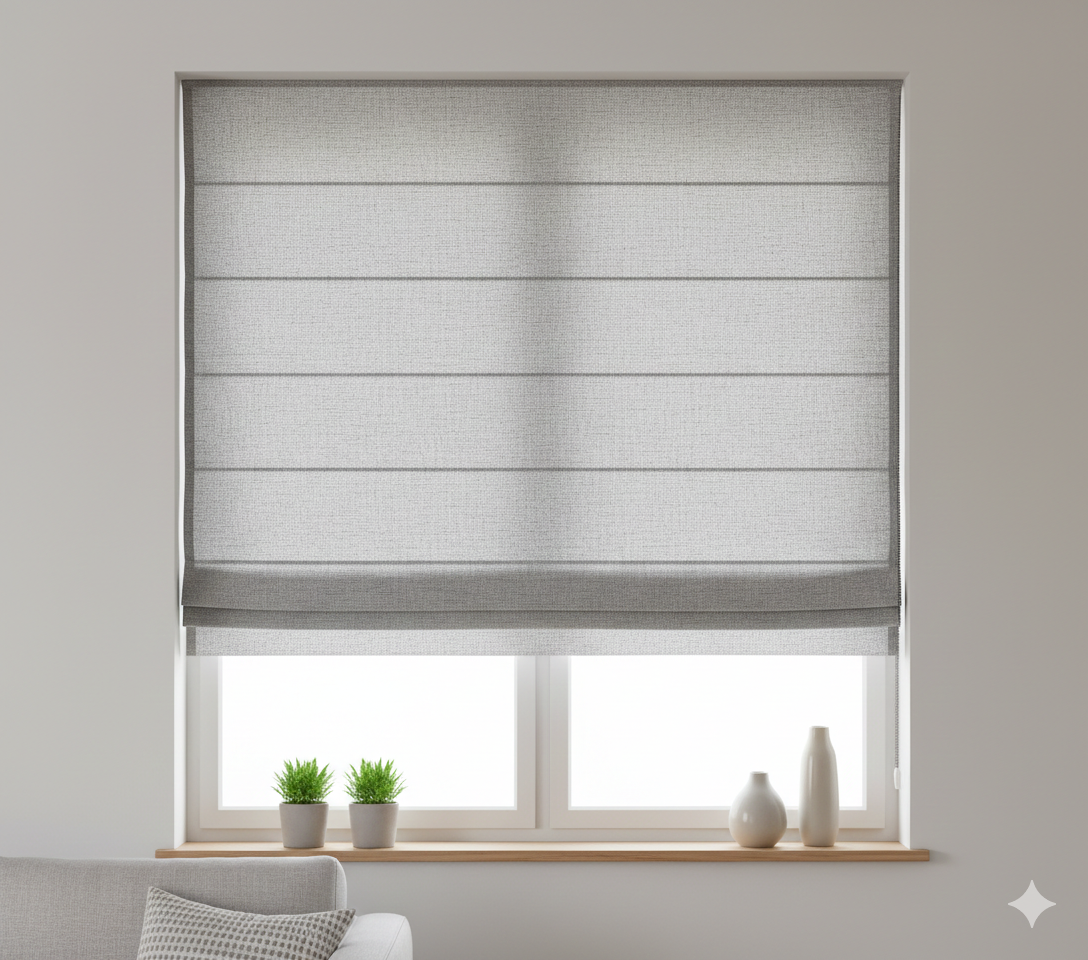 HM96445 Blackout fabric Top Down Bottom Up  Roman Shades