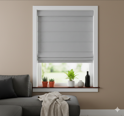 CRM03 Series Common Bottom Up  Roman Shades