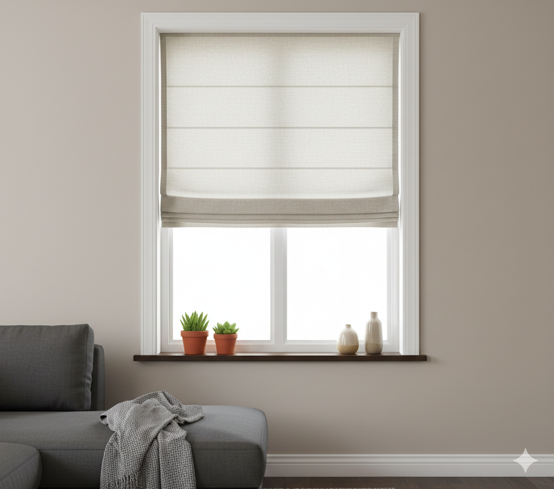 S2267S Blackout fabric Top Down Bottom Up Roman Shades