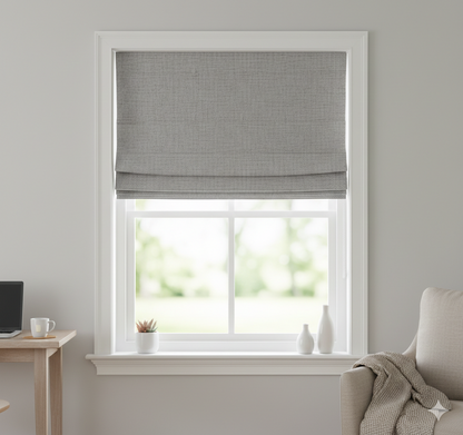 HM96445 Blackout fabric Common Bottom Up  Roman Shades