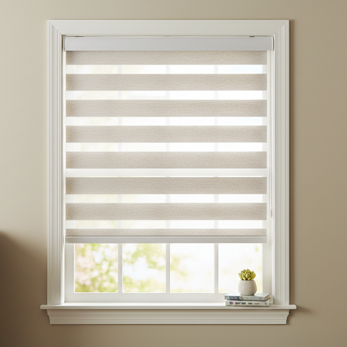 BL200 Motorized Blinds With Cassette Zebra Blinds
