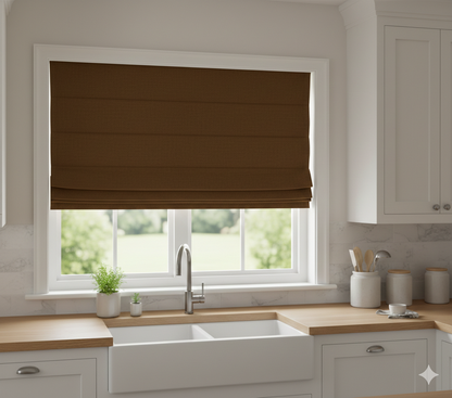 S2267S Blackout fabric Common Bottom Up  Roman Shades
