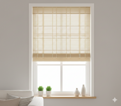 HM95320 Blackout fabric Top Down Bottom Up  Roman Shades