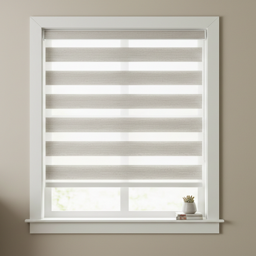 BL200 Motorized Blinds With Cassette Zebra Blinds