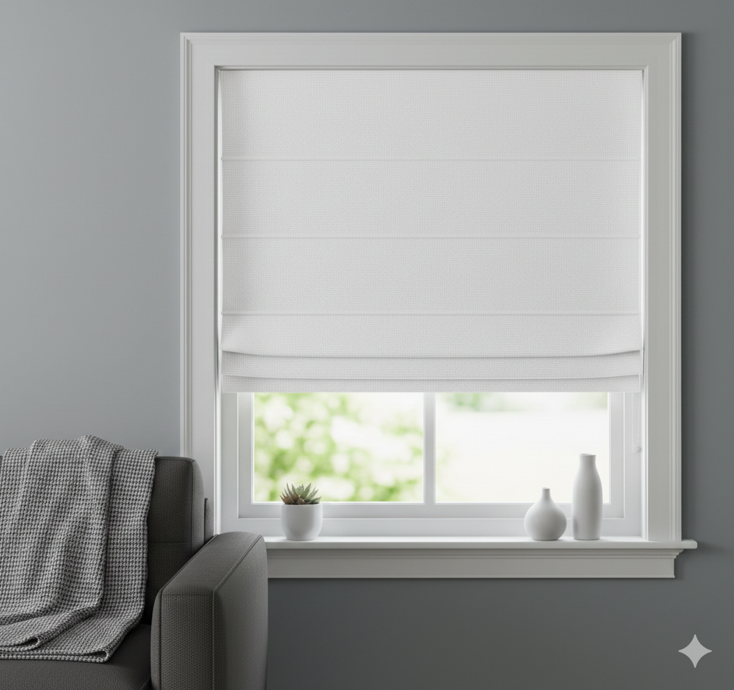 HM92245 Blackout fabric Common Bottom Up  Roman Shades