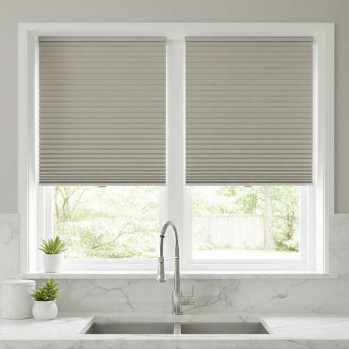 Translucent 38mm Top Down Bottom Up Honeycomb Blinds