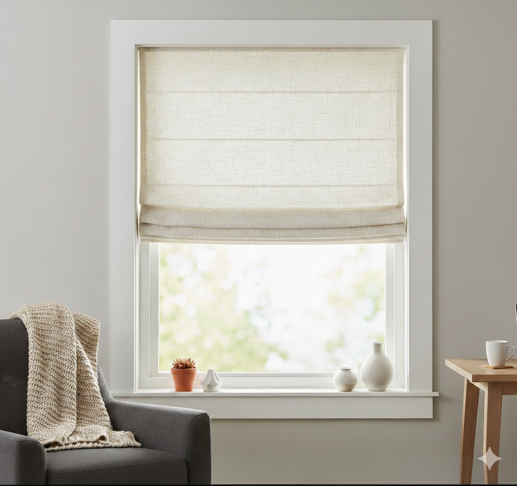 HM93295 Blackout fabric Common Bottom Up  Roman Shades