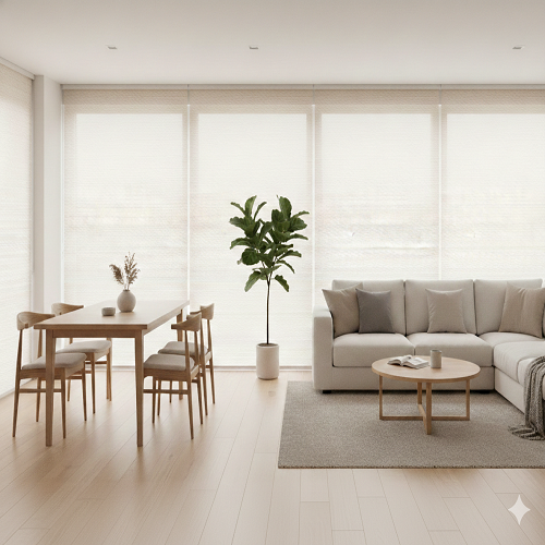 Room Darkening Sheer Shades