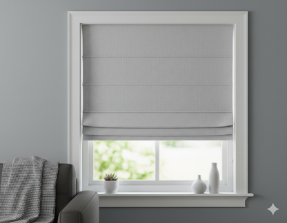 SRM Series Common Bottom Up  Roman Shades