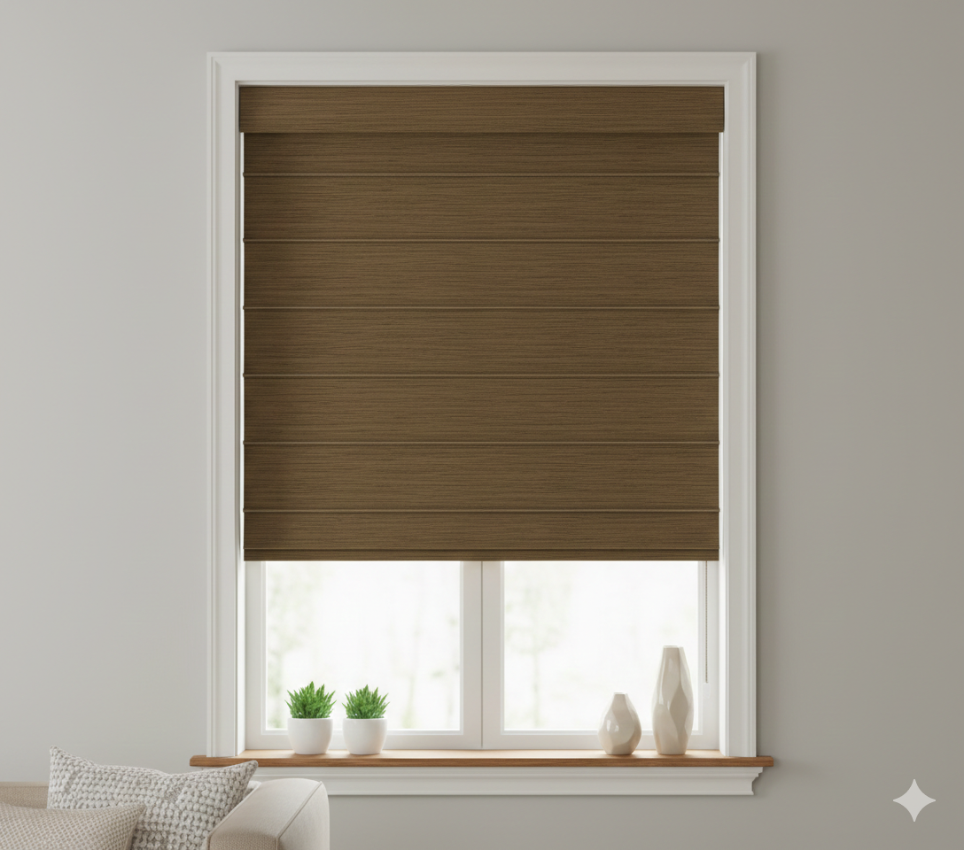 HM92245 Blackout fabric Top Down Bottom Up Roman Shades