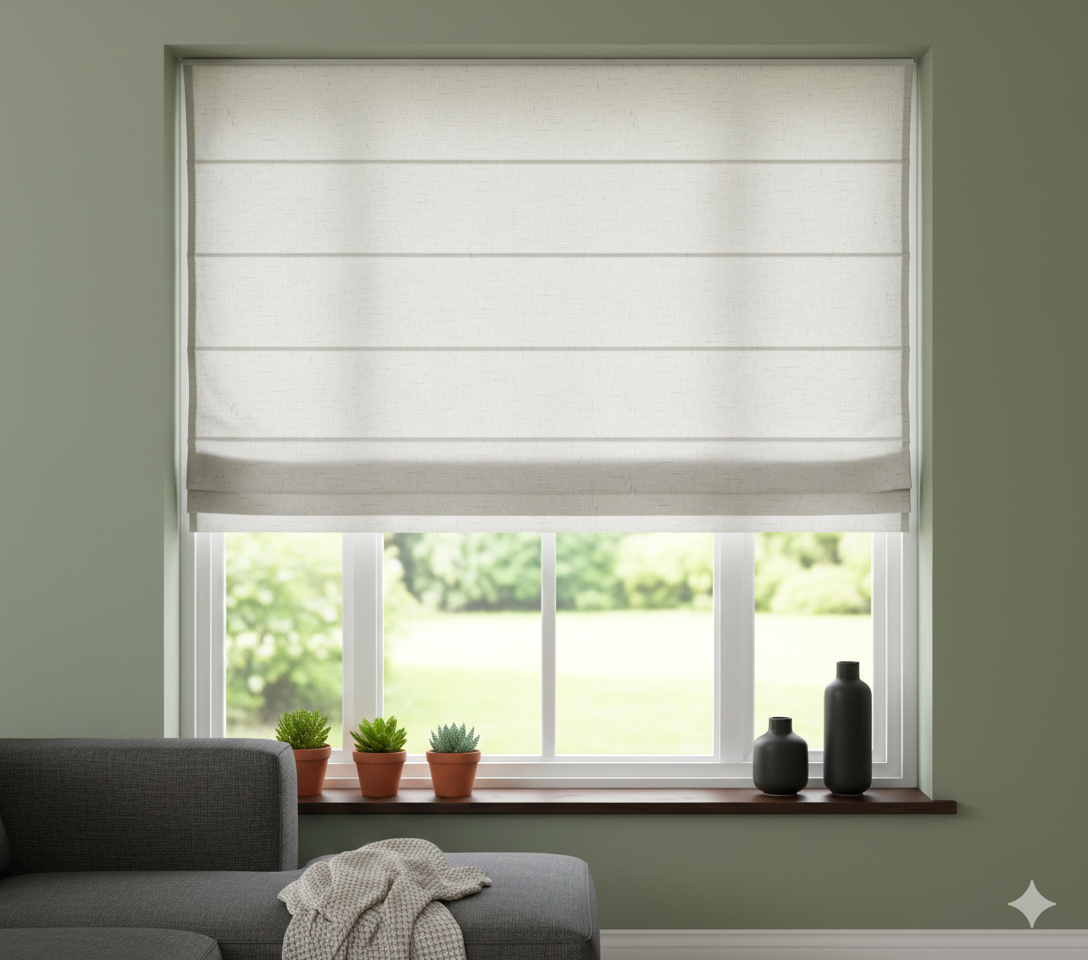 S2267S Blackout fabric Top Down Bottom Up Roman Shades