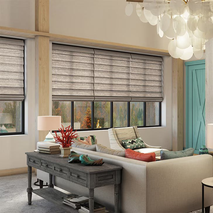 S2267S Blackout fabric Top Down Bottom Up Roman Shades