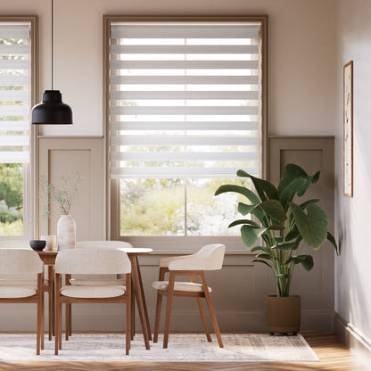 HYBZ9 Motorized Blinds With Cassette Zebra Blinds