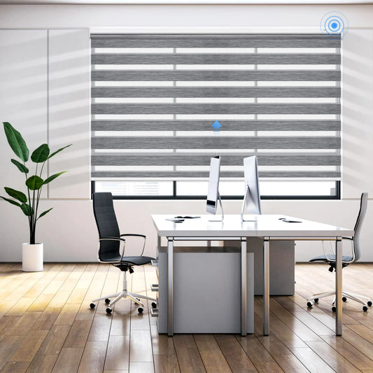 G38 Motorized Blinds With Cassette Zebra Blinds